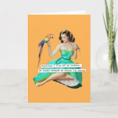 夫の誕生日 カード (正面)