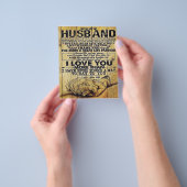 夫の誕生日 |夫への手紙 | チラシ (手)