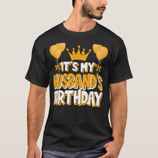 夫の誕生祝い Tシャツ (正面)