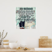 夫の贈り物に妻 |手紙の宛先 | ポスター (キッチン)