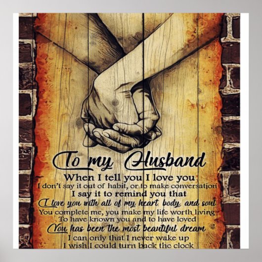 夫の贈り物に |かわいい夫の贈り物 ポスター (正面)
