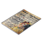 夫の贈り物に |夫への特別書簡 ノートブック (左側)