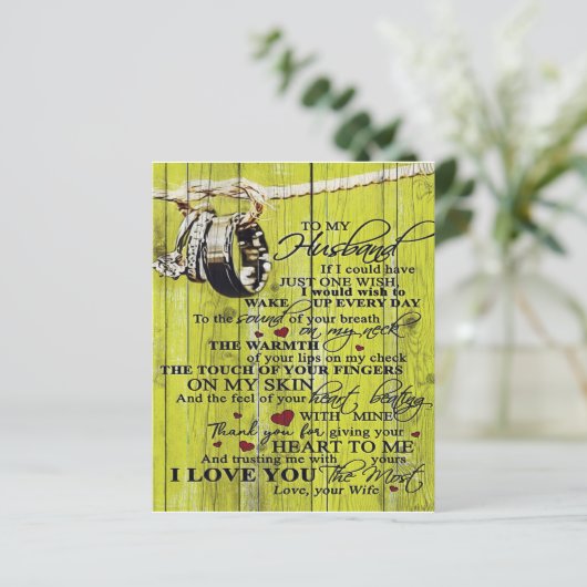 夫の贈り物に |手紙 | (スタンド正面)