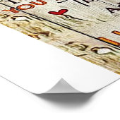 夫の贈り物に |素敵な夫の手紙プレゼント ポスター (角)