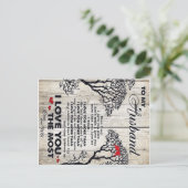 夫の贈り物に |素敵な夫の手紙プレゼント 案内ポストカード (スタンド正面)