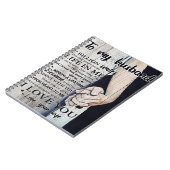 夫の贈り物に |素敵な夫の手紙 | ノートブック (左側)