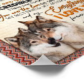 夫の贈り物 |妻からの夫への手紙 ポスター (角)