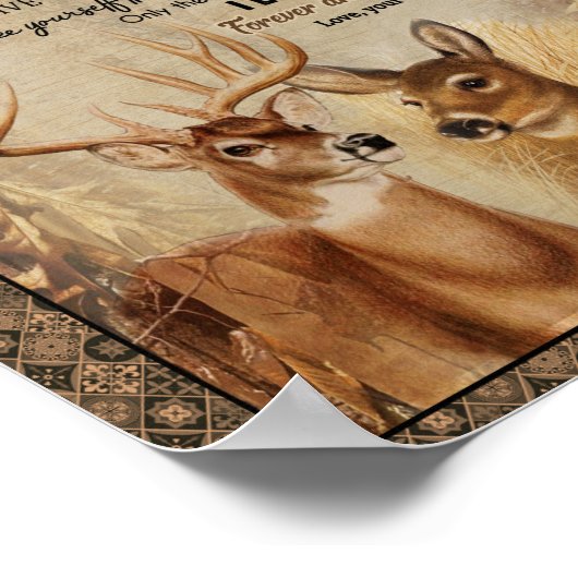 夫の贈り物 |妻からの夫への手紙 ポスター (角)