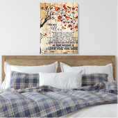 夫の贈り物 |手紙 | キャンバスプリント (インサイチュ (寝室))