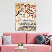 夫の贈り物 |手紙 | キャンバスプリント (インサイチュ (リビング))