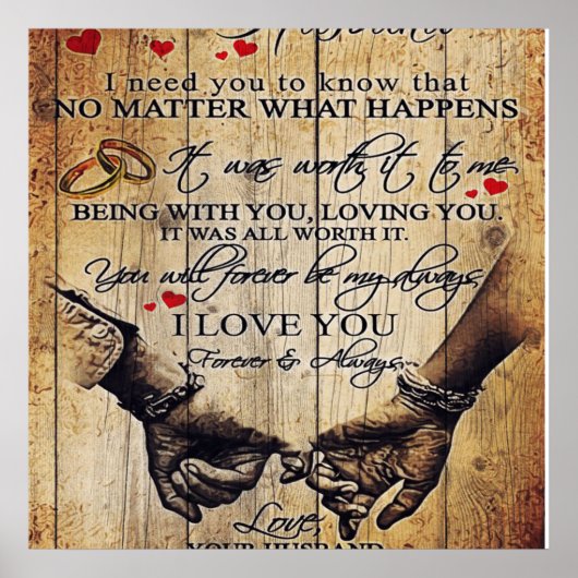 夫の贈り物 |手紙 | ポスター (正面)