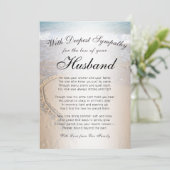 夫の追悼碑の喪失 カード (スタンド正面)