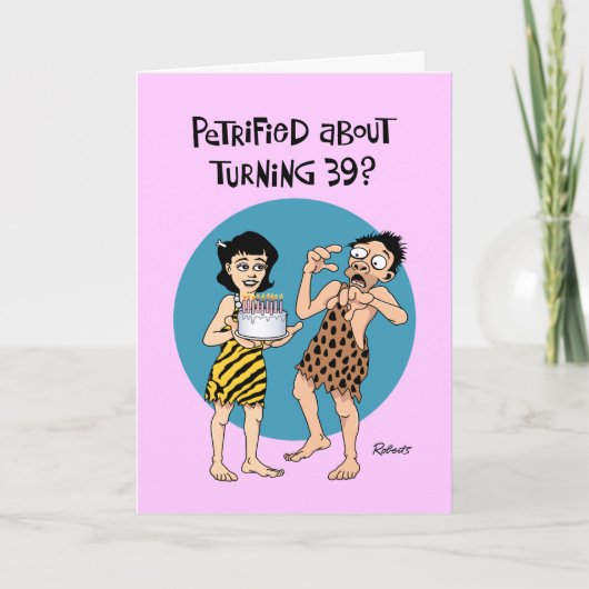 夫の39誕生日 カード (正面)