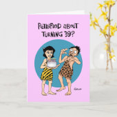 夫の39誕生日 カード (黄色い花)