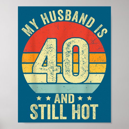 夫の40歳の誕生日 ポスター (正面)
