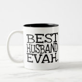 夫のEvahの最も最高のなマグ ツートーンマグカップ (左)