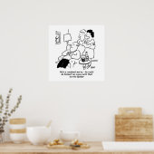 夫はオープナーで自分を傷つけることができたボトル ポスター (キッチン)