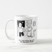 夫はパブでビールの売り出しがあったと言う コーヒーマグカップ (左)