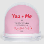 夫はユニークおもしろい赤いハート (裏面)