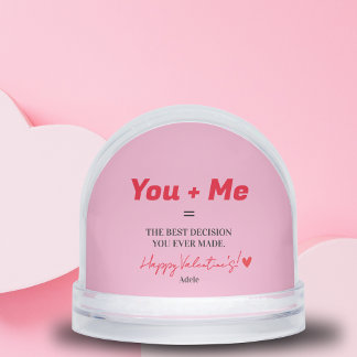 夫はユニークおもしろい赤いハート