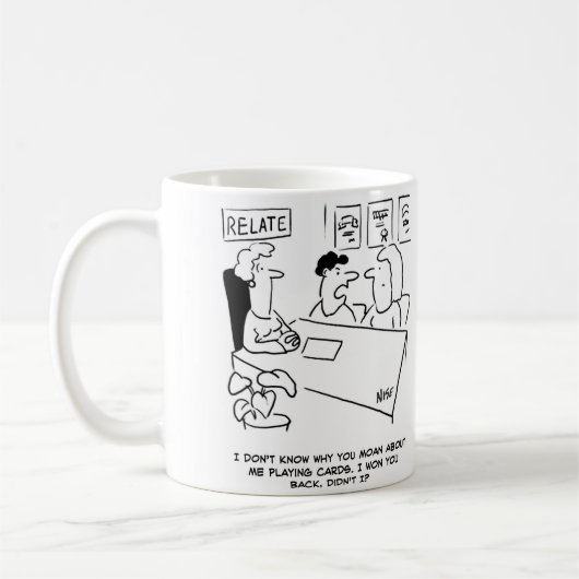 夫は妻を取り戻遊した コーヒーマグカップ (左)