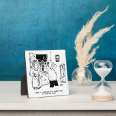 夫は質問をしたくない。おもしろい フォトプラーク (インサイチュ)