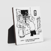 夫は質問をしたくない。おもしろい フォトプラーク (正面)