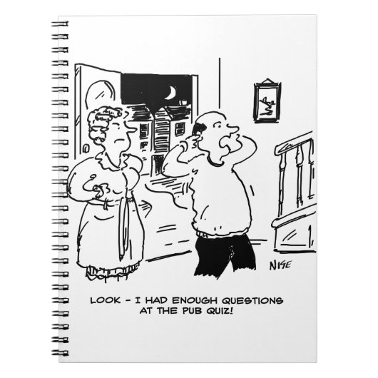 夫は質問をしたくない ノートブック (正面)