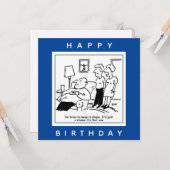 夫はShape Cartoon保で好き カード (正面/裏面インサイチュ)