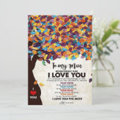 夫へのアート 私は夫を愛している サンキューカード (スタンド正面)