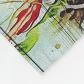 夫へのギフト愛引用文手紙 フリースブランケット (角)