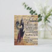 夫へのギフト愛引用文手紙 招待状 (スタンド正面)