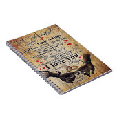 夫へのデザイン |ファミリーデコール ノートブック (右側)