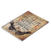 夫へのデザイン |ファミリーデコール ノートブック (左側)