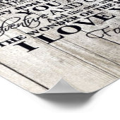 夫へのデザイン |ラブレター | ポスター (角)