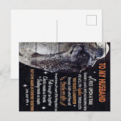 夫へのデザイン | 夫への愛の名言 ポストカード (正面/裏面)