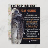 夫へのデザイン | 夫への愛の名言 招待状 (正面/裏面)