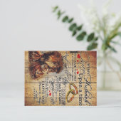 夫へのデザイン、新しいホームギフト ポストカード (スタンド正面)