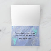 夫へのハッピーバースデー カード (内部)