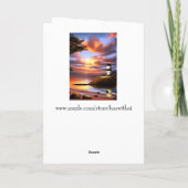 夫へのハッピーバースデー |灯台かわいらし屋 カード (裏面)