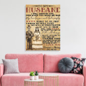 夫へのハロウィン カップル ラブ ギフト キャンバスプリント (インサイチュ (リビング))