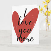 夫へのバレンタインデーのカード カード (黄色い花)