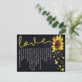 夫へのプレゼント | 夫に贈る面白い名言 ポストカード (スタンド正面)