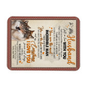 夫へのプレゼント | 妻から夫への手紙 マグネット (横)