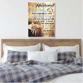 夫へのプレゼント、愛の名言レター キャンバスプリント (インサイチュ (寝室))