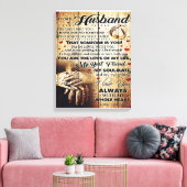 夫へのプレゼント、愛の名言レター キャンバスプリント (インサイチュ (リビング))