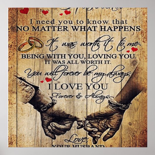 夫へのプレゼント | 手紙 | ポスター (正面)