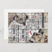 夫へのプレゼント 現在 | 新築祝い ギフト | 最良の贈り物 案内ポストカード (正面/裏面)