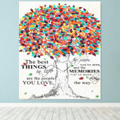 夫へのラブコート、夫の誕生日プレゼント キャンバスプリント (インサイチュ (ウッドフロア))