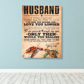 夫への愛の名言 ギフトアイデア 夫の誕生日 キャンバスプリント (インサイチュ (ウッドフロア))